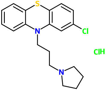 (图片) MC080155 2-Cl-10-(3-pyrrolidinylpropyl)-10H-phenothiazine HCl